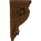 Ekena Millwork 5"W x 5"D x 10"H Medium Acanthus Wood Corbel, Cherry CORW05X05X10ACCH - alternate 2